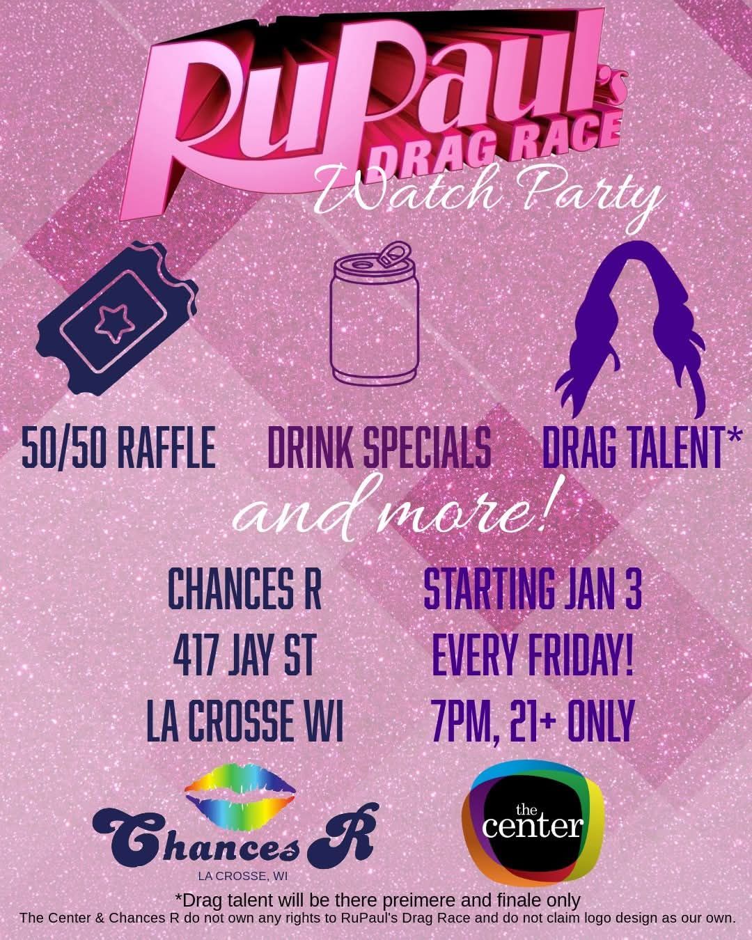 RuPaul Drag Race viewing party and testing event