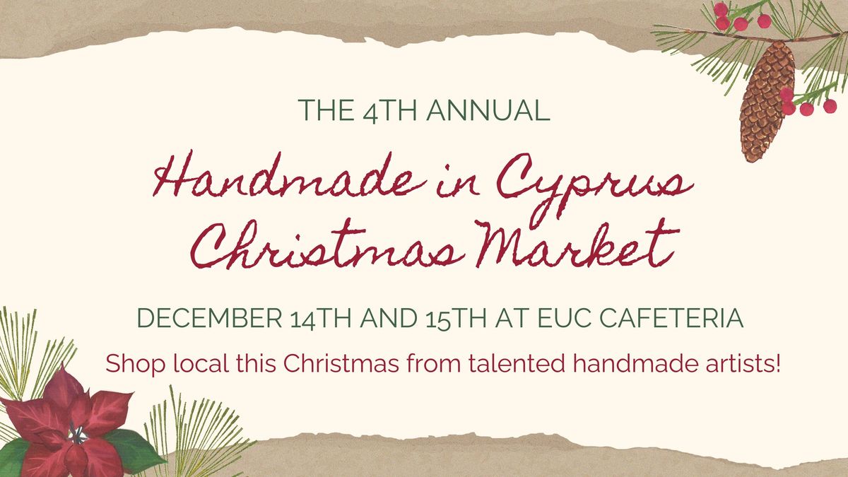 'Handmade in Cyprus' Christmas Market