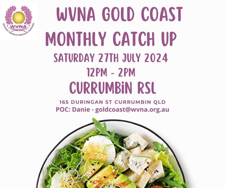 WVNA Gold Coast & Northern Rivers Monthly Catch Up 