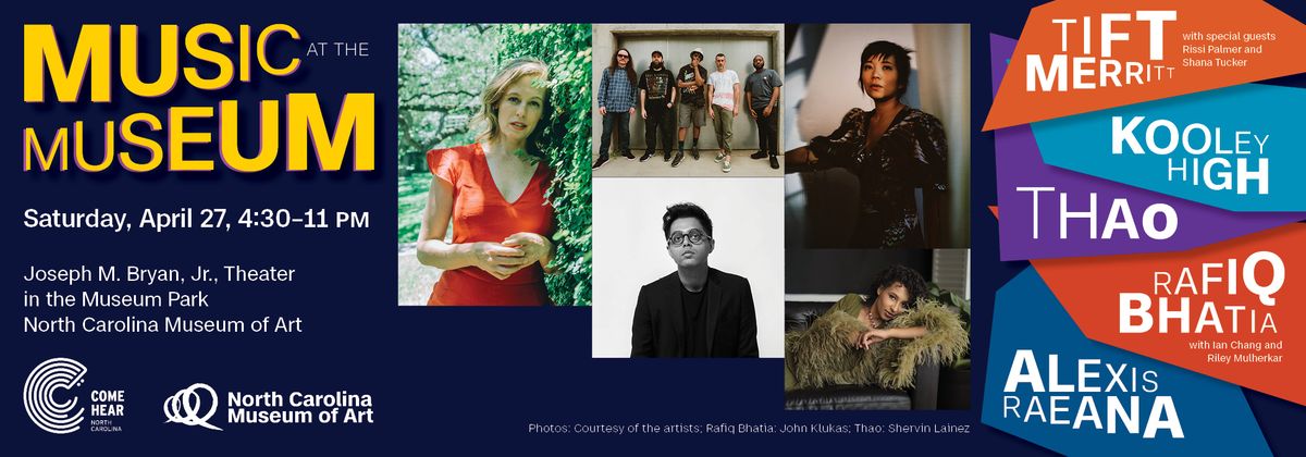 The NCMA and Come Hear NC present the 2024 Music at the Museum Festival, featuring Tift Merritt and 