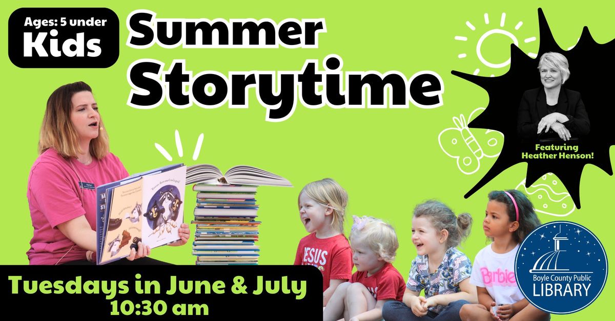 Storytime Featuring Heather Henson