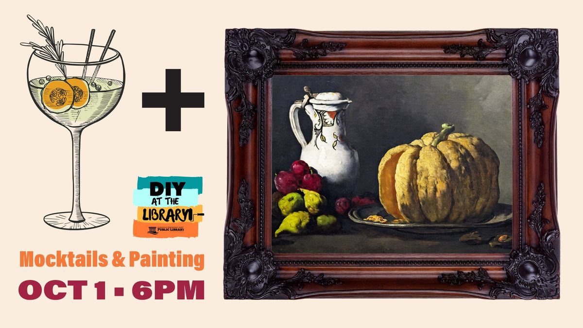 Mocktails and Pumpkins Paintings 