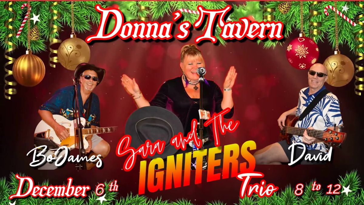 Sara's TRIO at Donnas Tavern 