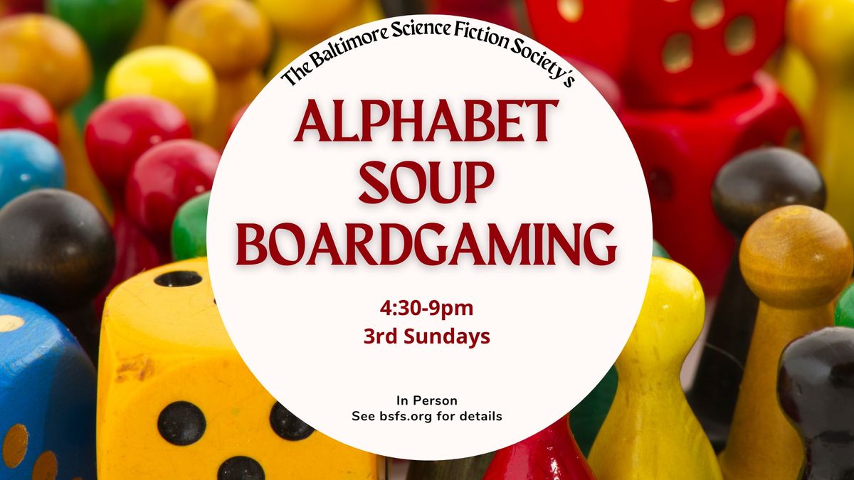 Alphabet Soup Boardgaming