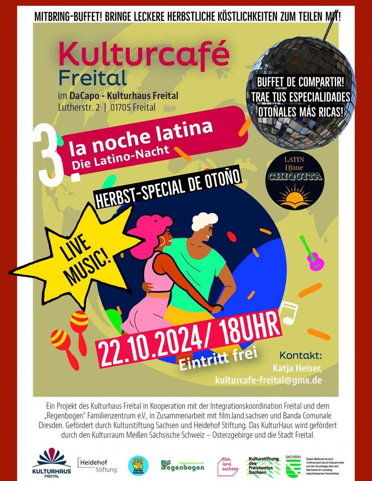 3.\u00aa NOCHE LATINA FREITAL - HERBST SPECIAL DE OTO\u00d1O