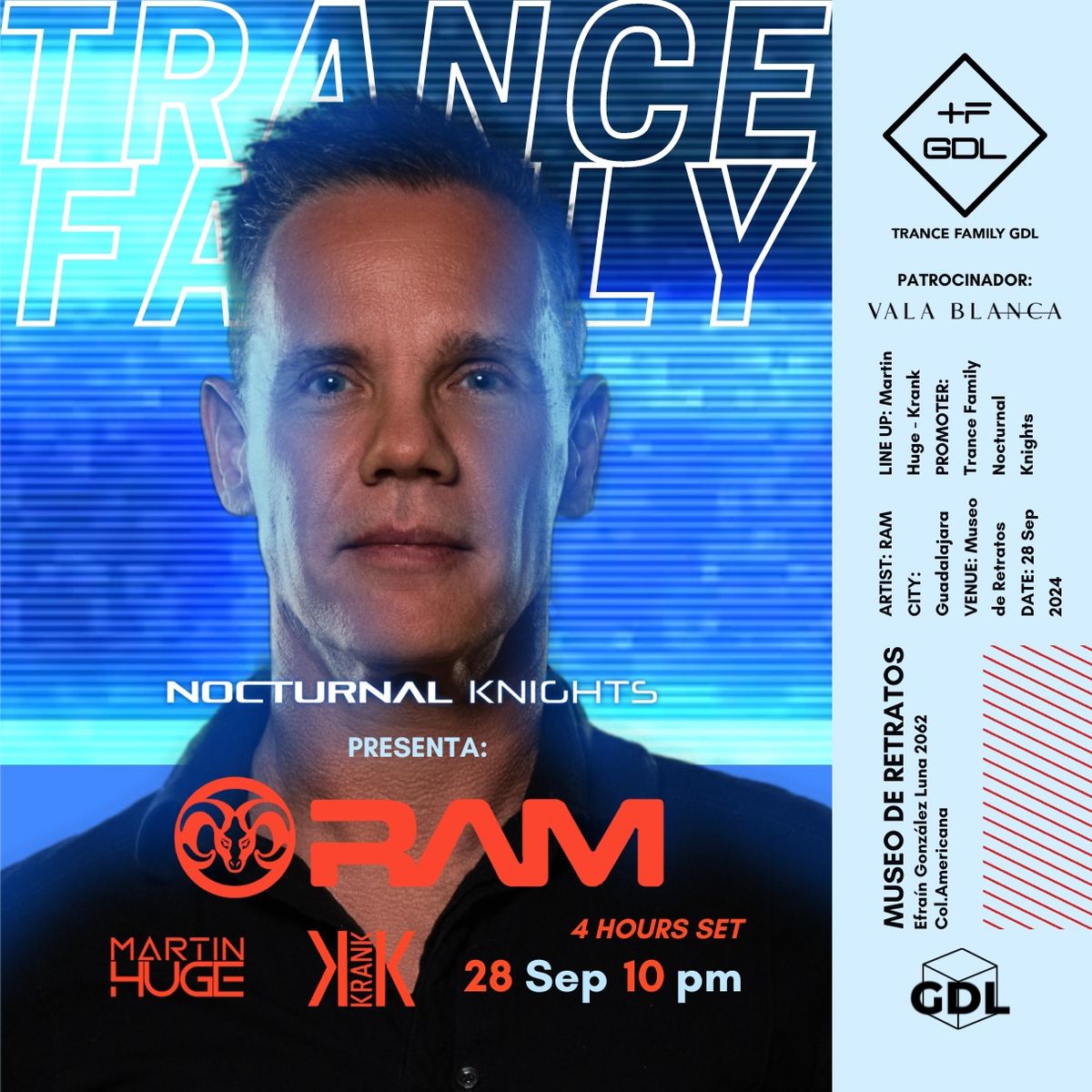 Trance Family GDL y Nocturnal Knights presentan: RAM en Guadalajara \ud83c\uddf2\ud83c\uddfd