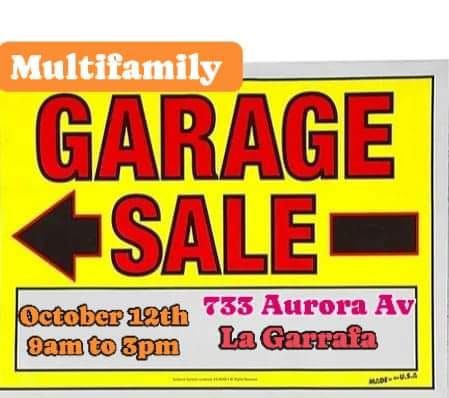 Multifamily Garage Sale 