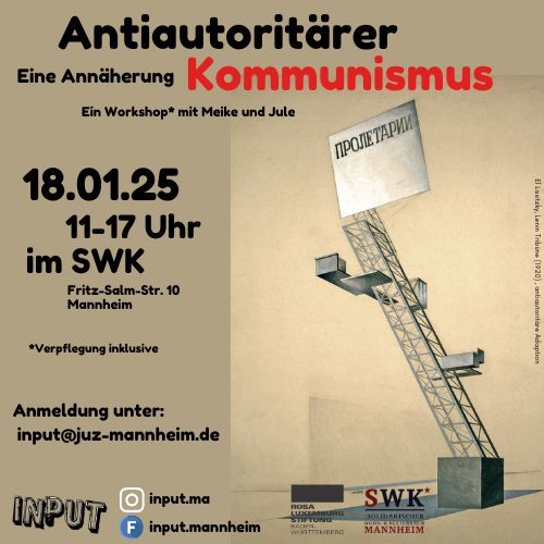 Workshop: Antiautorit\u00e4rer Kommunismus