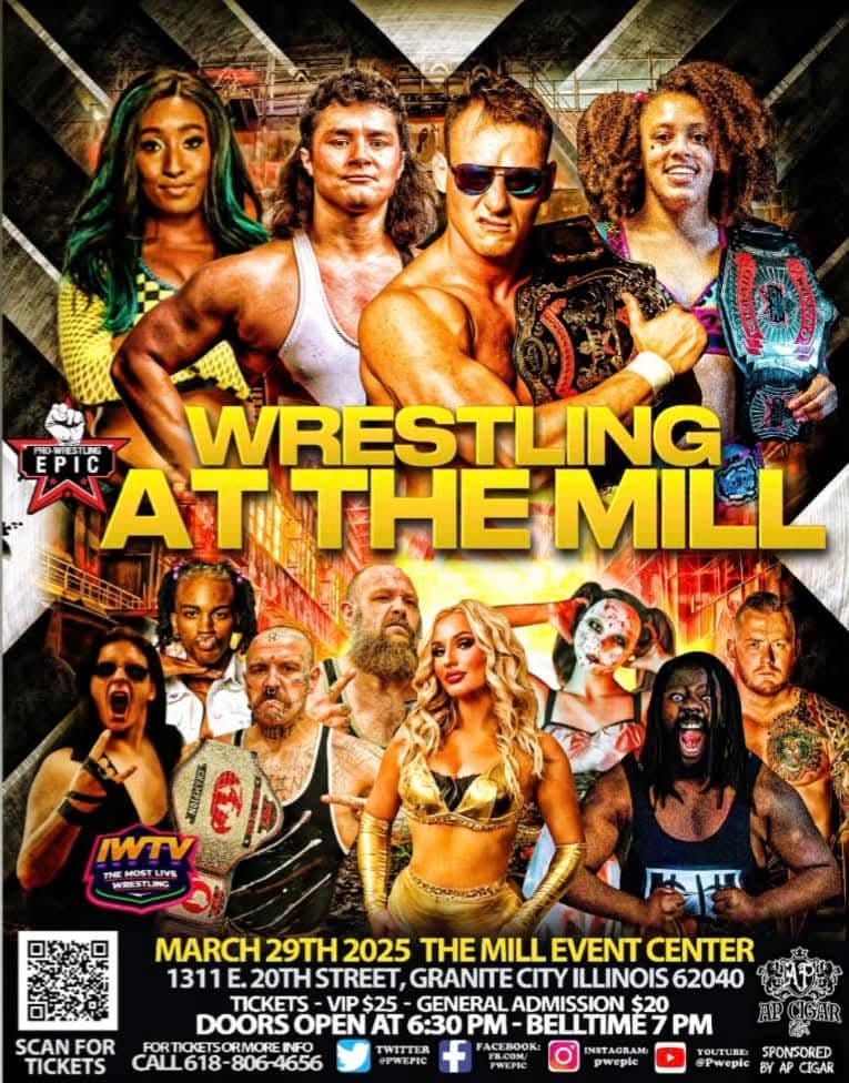 Pro Wrestling Epic presents Wrestling at the Mill 2025