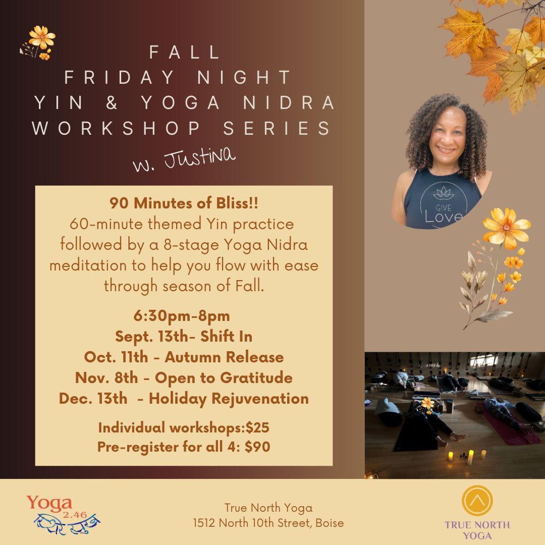 Yin & Yoga Nidra Workshop with Justina Gooden-Helton