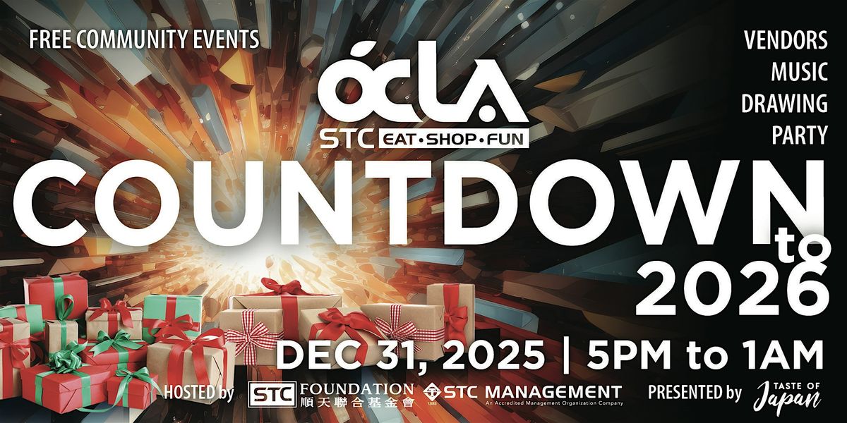 OCLA COUNTDOWN to 2026 @  STC GardenWalk