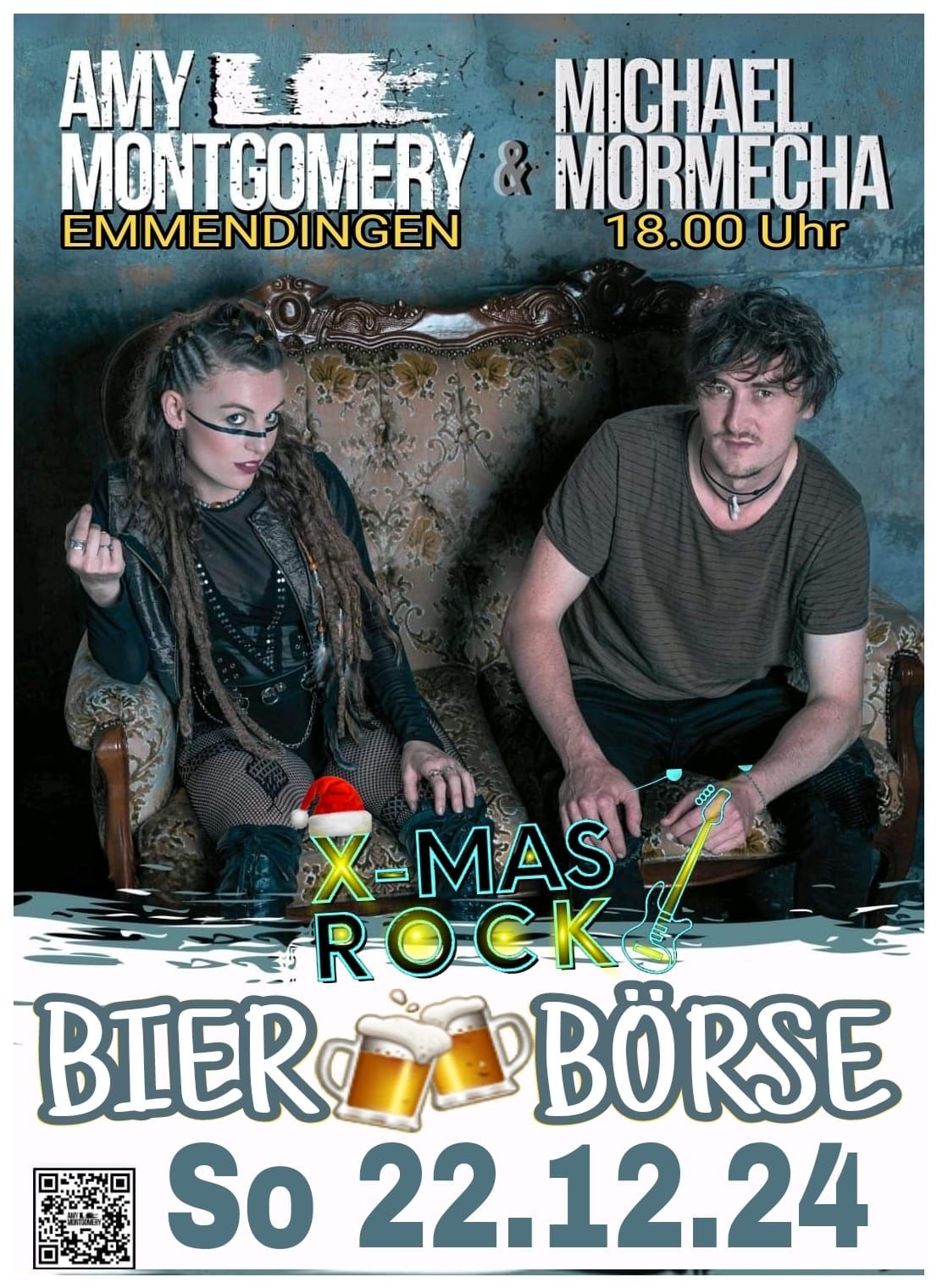 AMY MONTGOMERY LIVE IN DER BIERB\u00d6RSE @\ud83c\udf32 X-MAS ROCK 