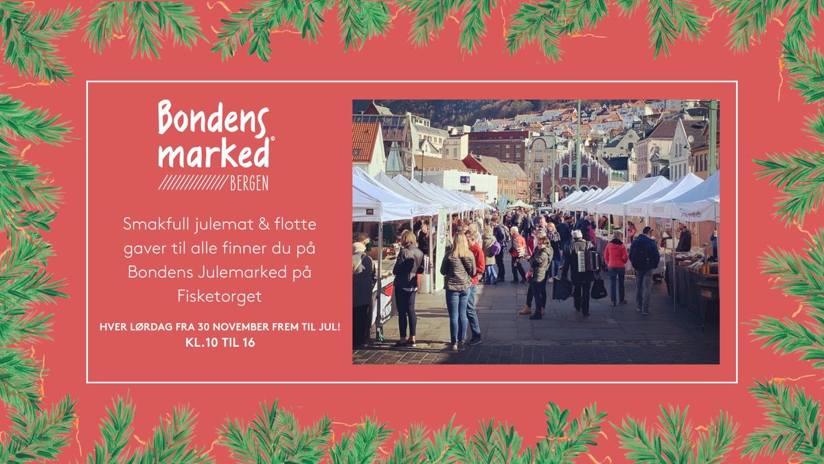 Bondens JuleMarked p\u00e5 Fisketorget Bergen