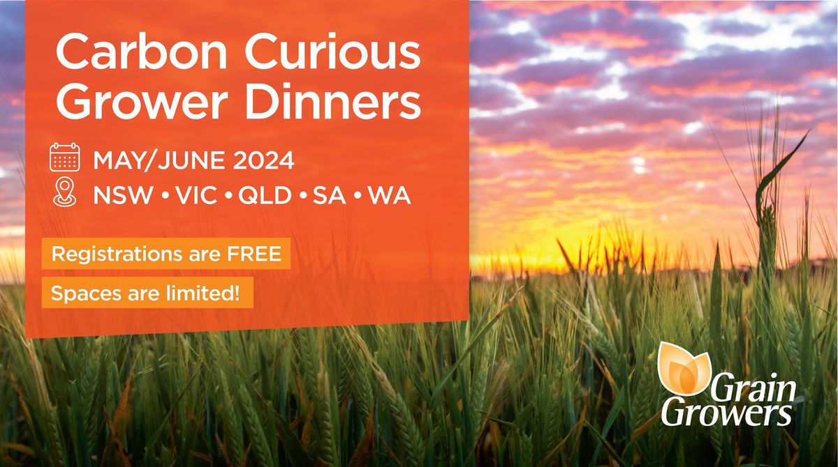 Carbon Curious Grower Dinner at Toowoomba QLD