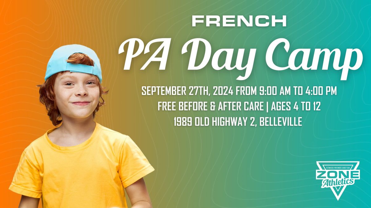 French PA Day Camp - September 27th