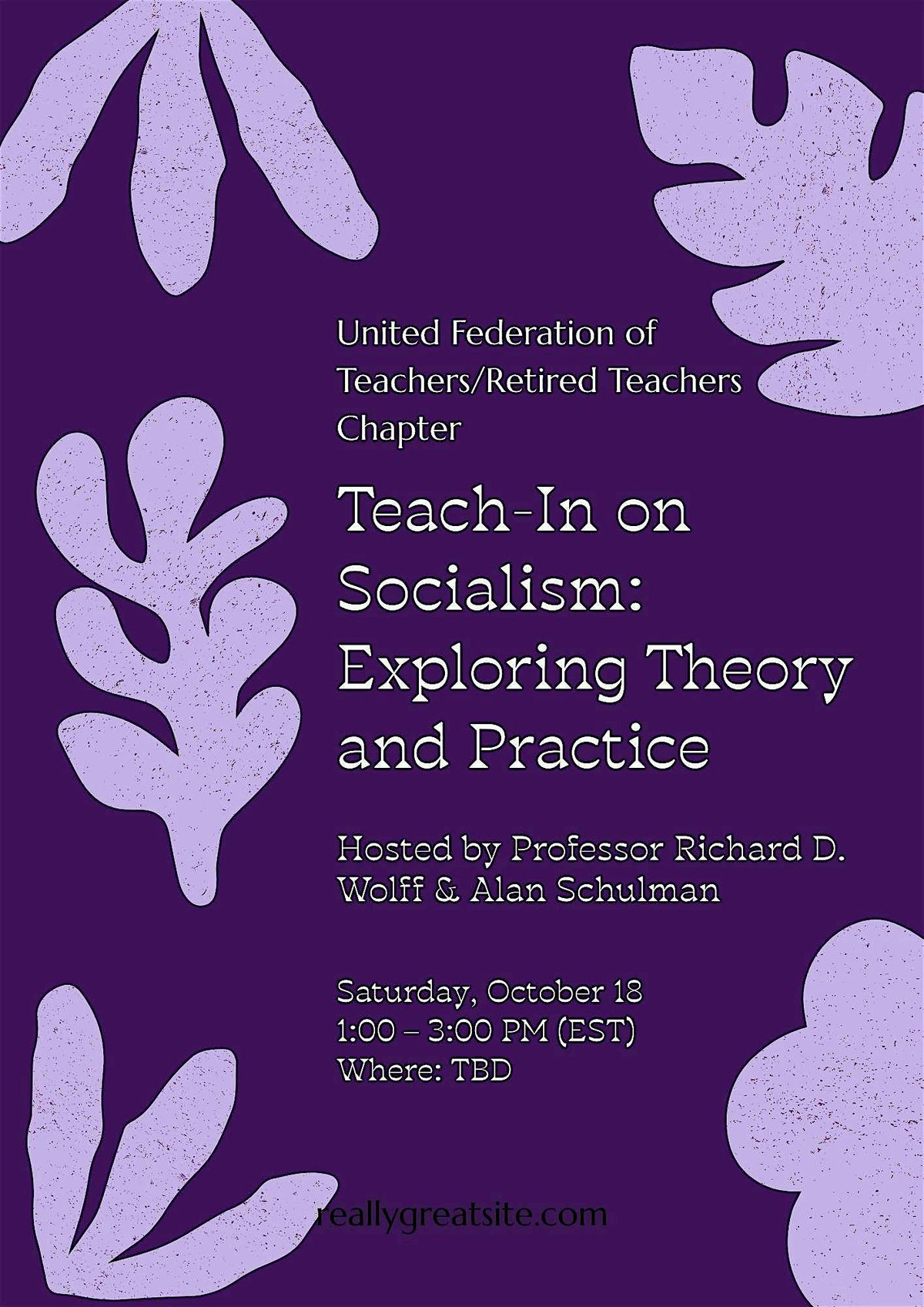 Teach-In On Socialism: Exploring Theory and Practice