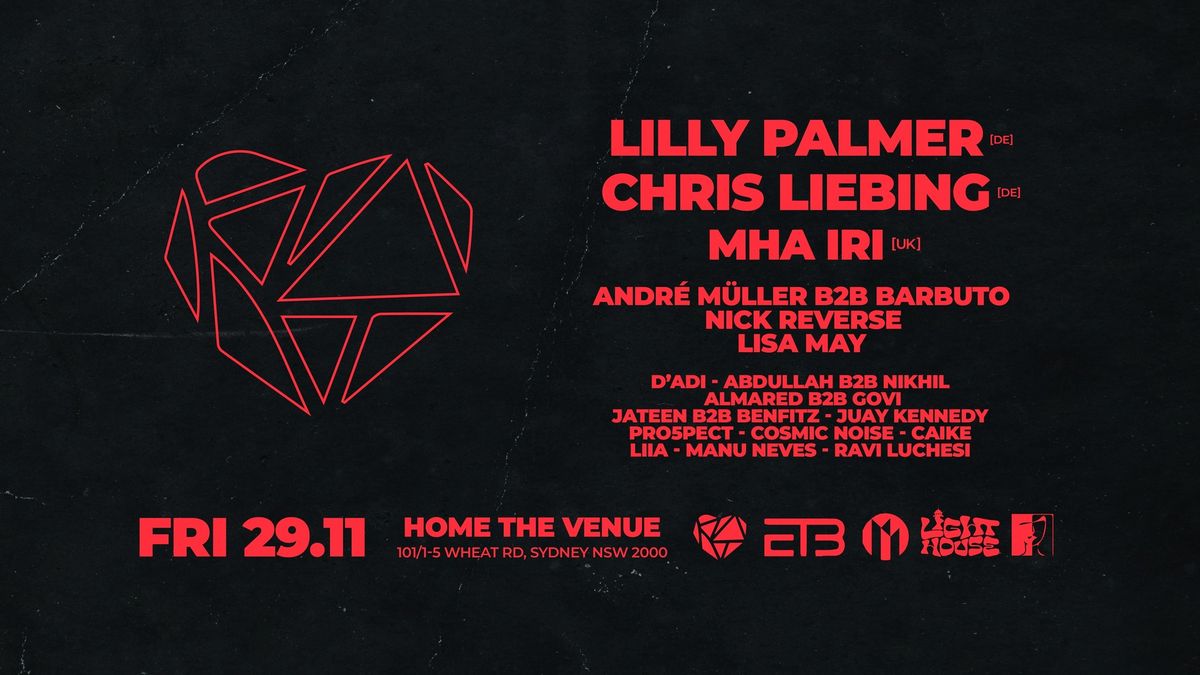 LILLY PALMER - CHRIS LIEBING - MHA IRI @ Home The Venue Sydney