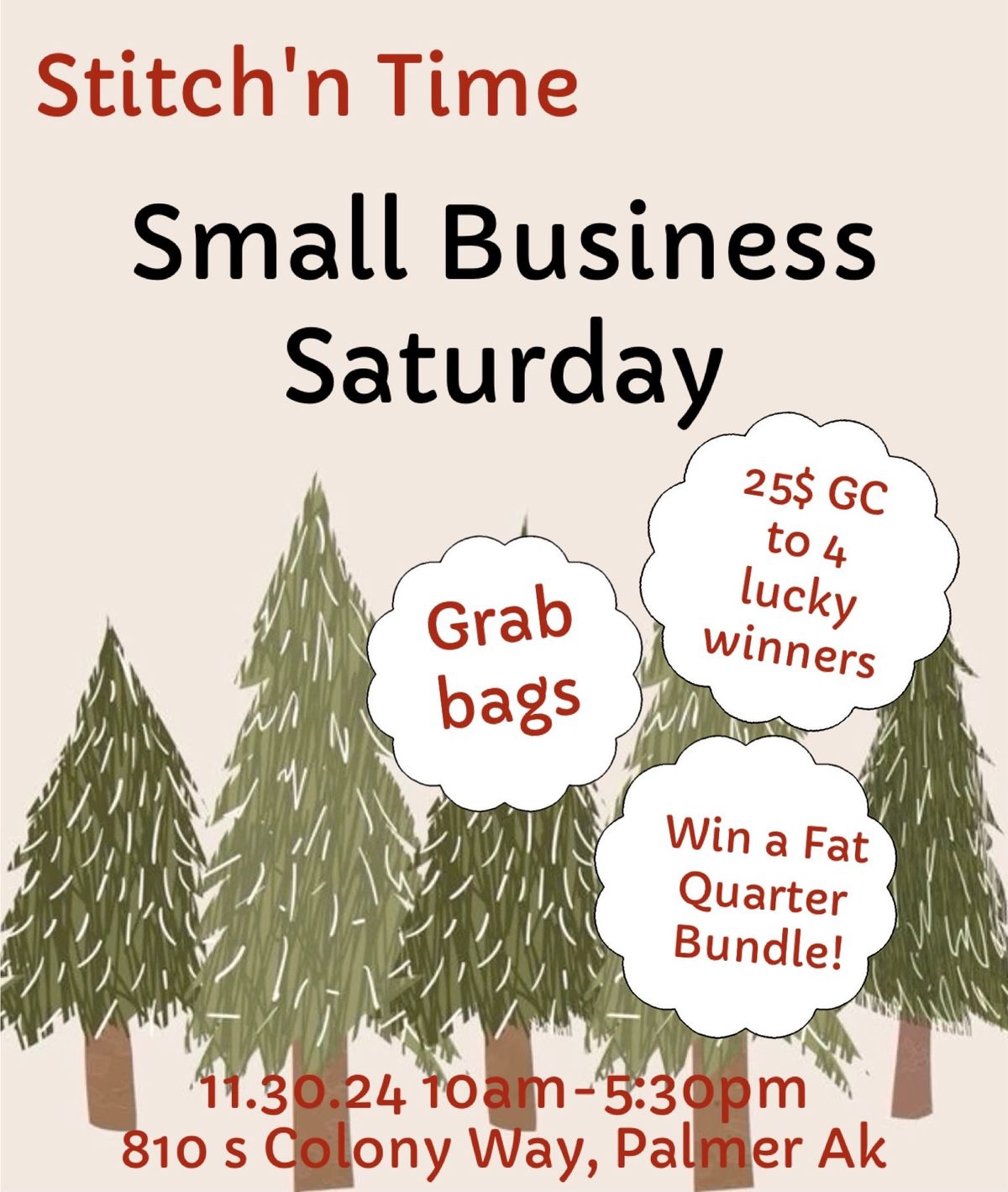 Stitch'n Time Small Business Saturday