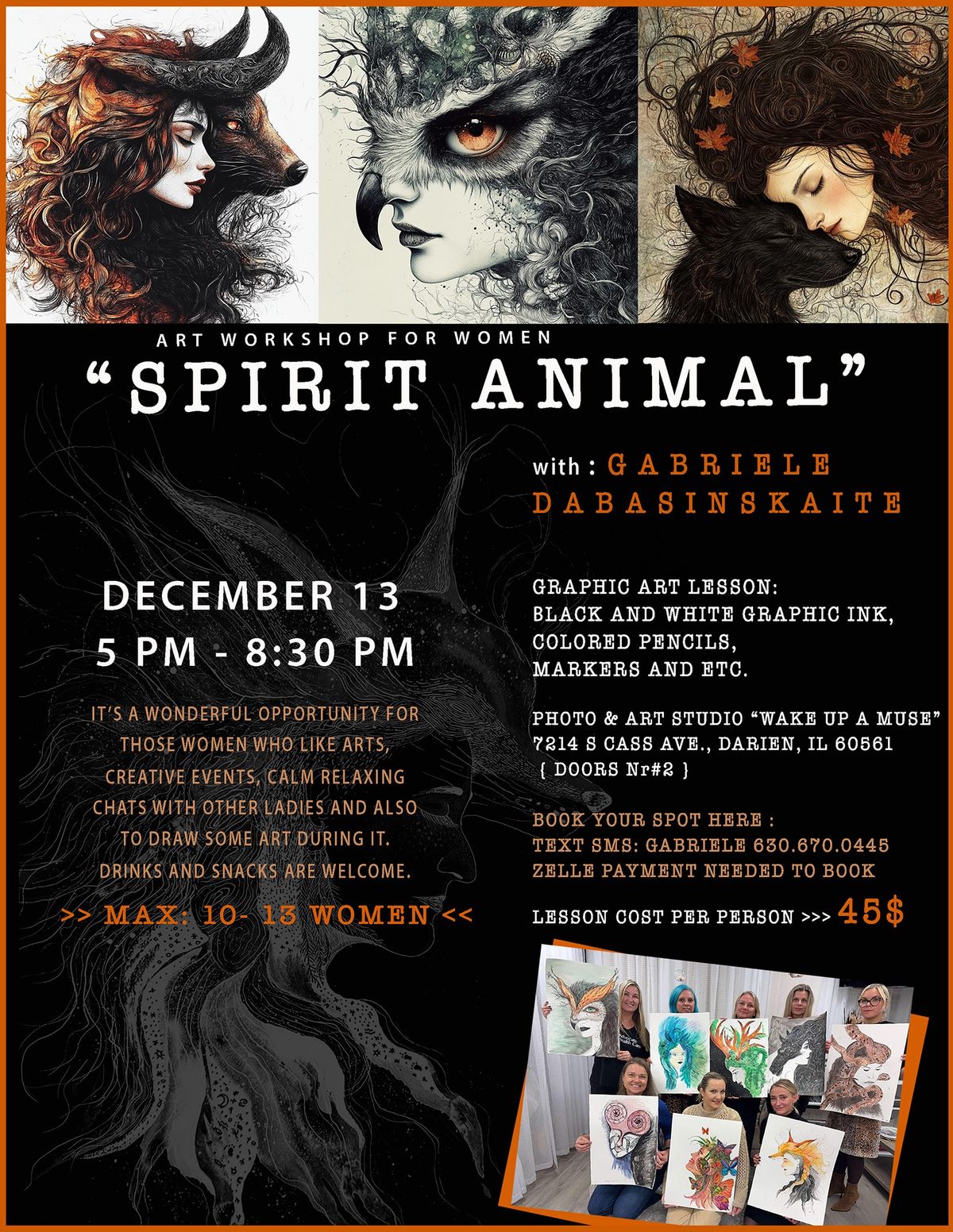 WORKSHOP FOR WOMEN "SPIRIT ANIMAL"