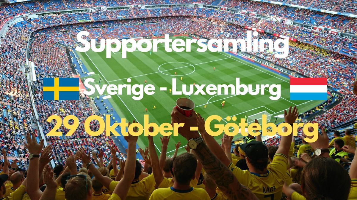 Supportersamling Sverige-Luxemburg