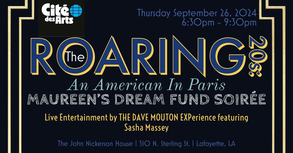 \u2018The Roaring 20s: An American in Paris benefiting Cit\u00e8 des Arts Theater