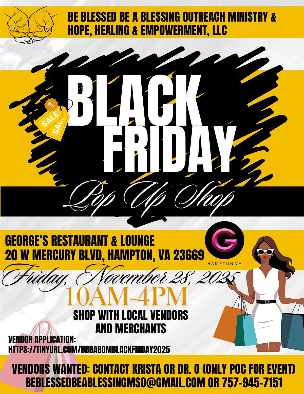 Black Friday Pop Up Shop