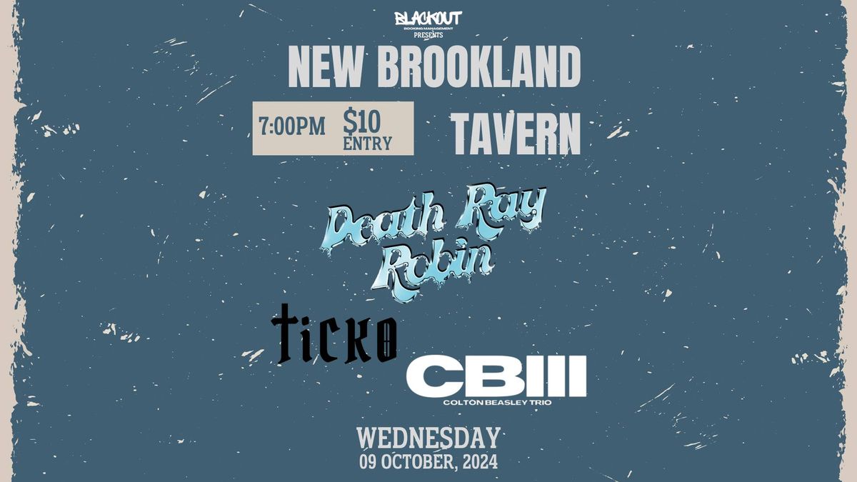 Death Ray Robin\/\/Ticko\/\/Colton Beasley @ New Brookland Tavern