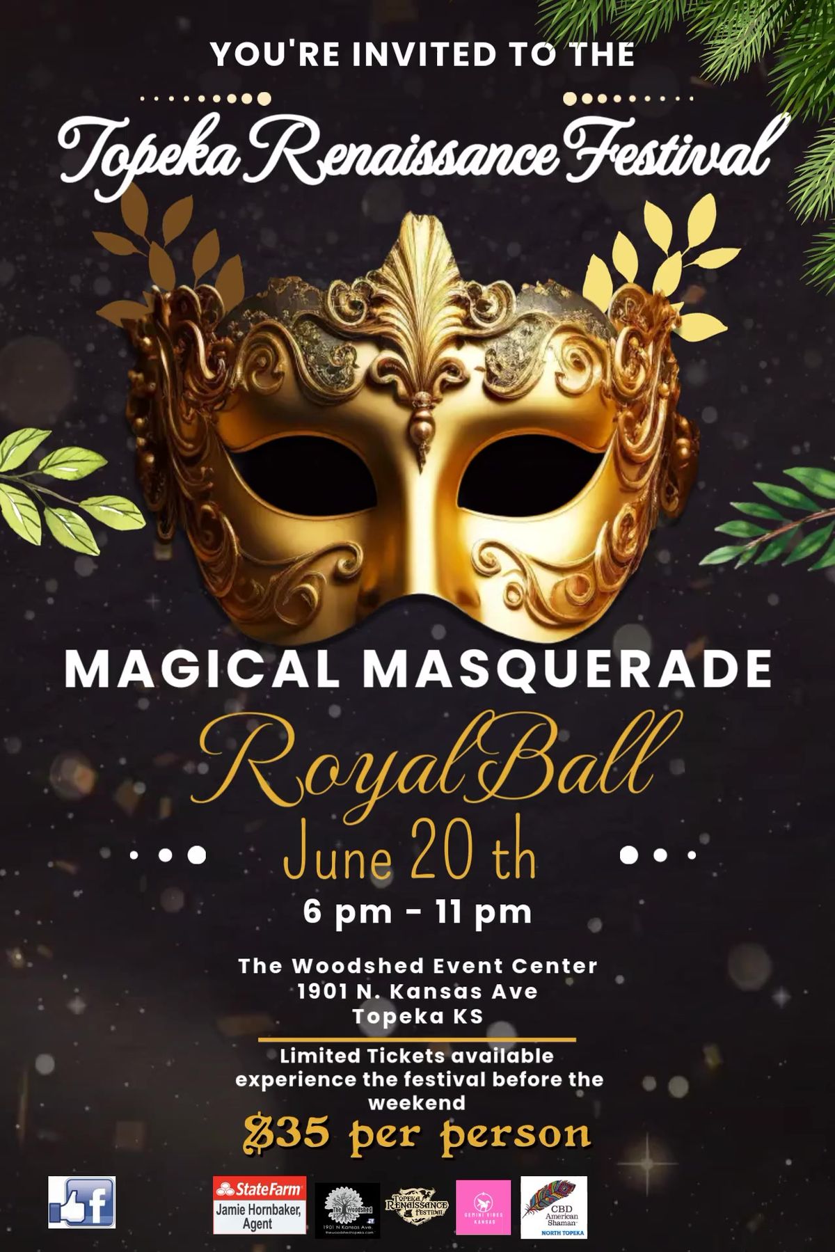 Topeka Renaissance Festival - Magical Royal Masquerade Ball