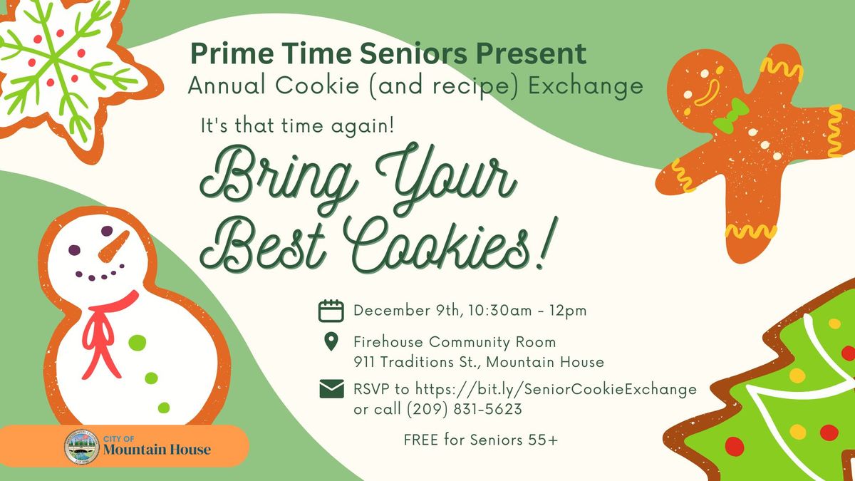 Prime Time Seniors present Cookie & Ornament Exchange