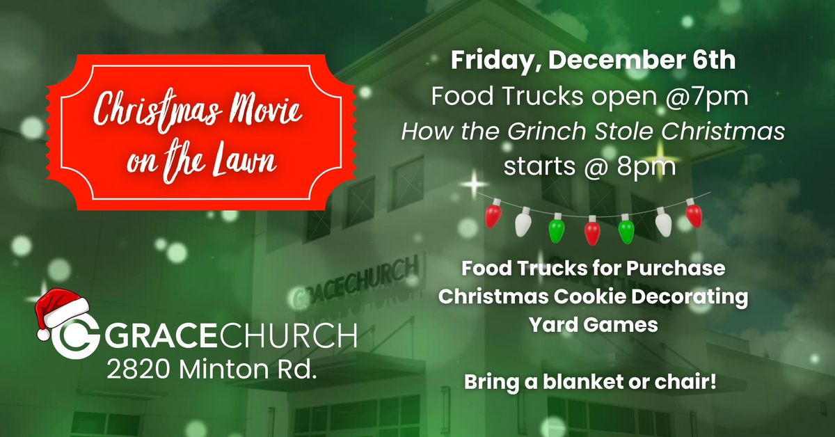 Christmas Movie on the Lawn 