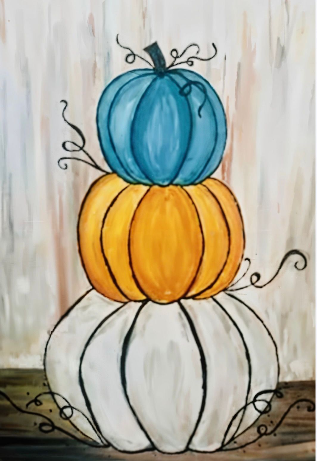 Paint Nite: Pumpkin Trio for Fall