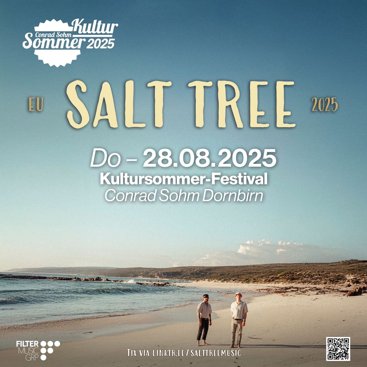 SALT TREE \u2022 Donnerstag, 28. August 2025 \u2022 Conrad Sohm Dornbirn