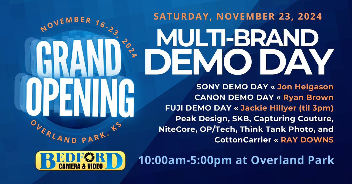 Grand Opening Multi-Brand Demo Day in Overland Park