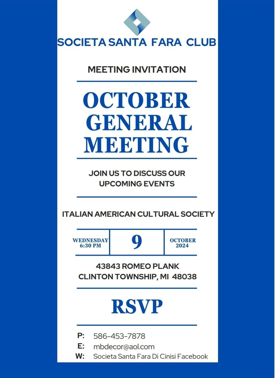 Santa Fara Club October Meeting IACS