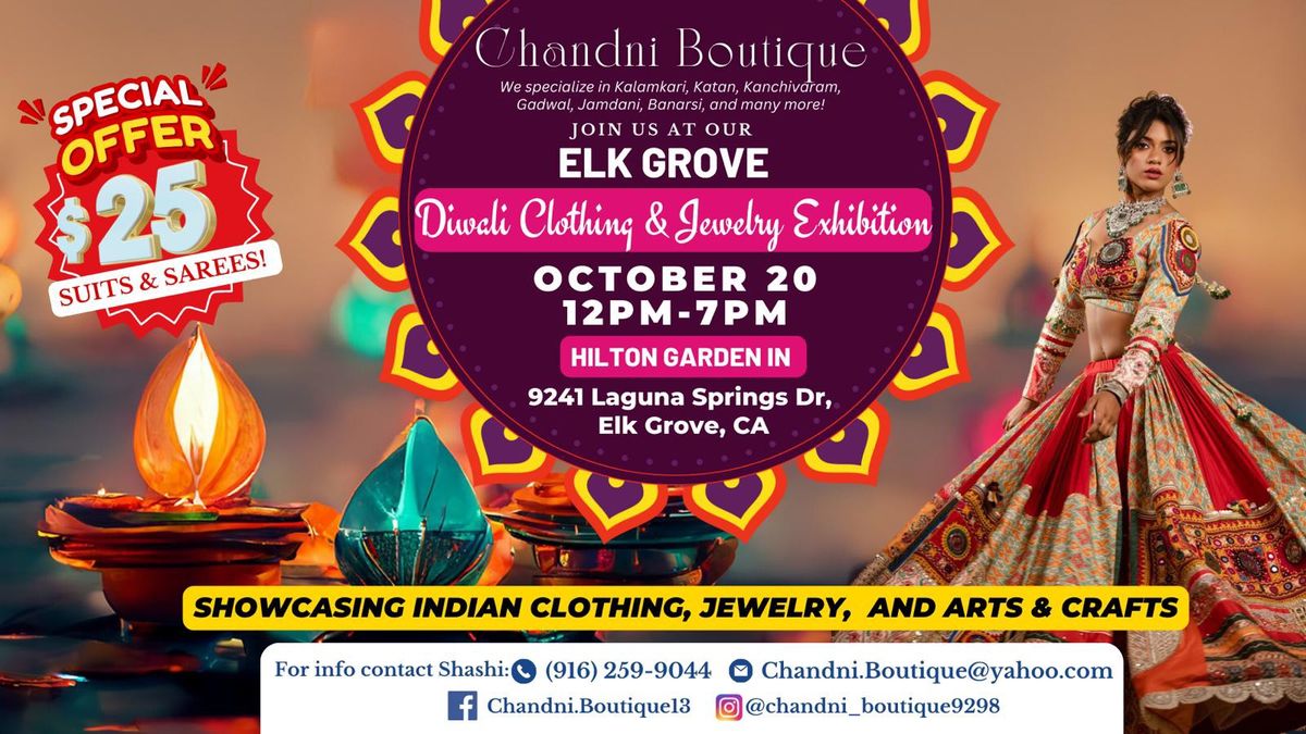 Elk Grove Diwali clothing & Jewelry Exhibition 