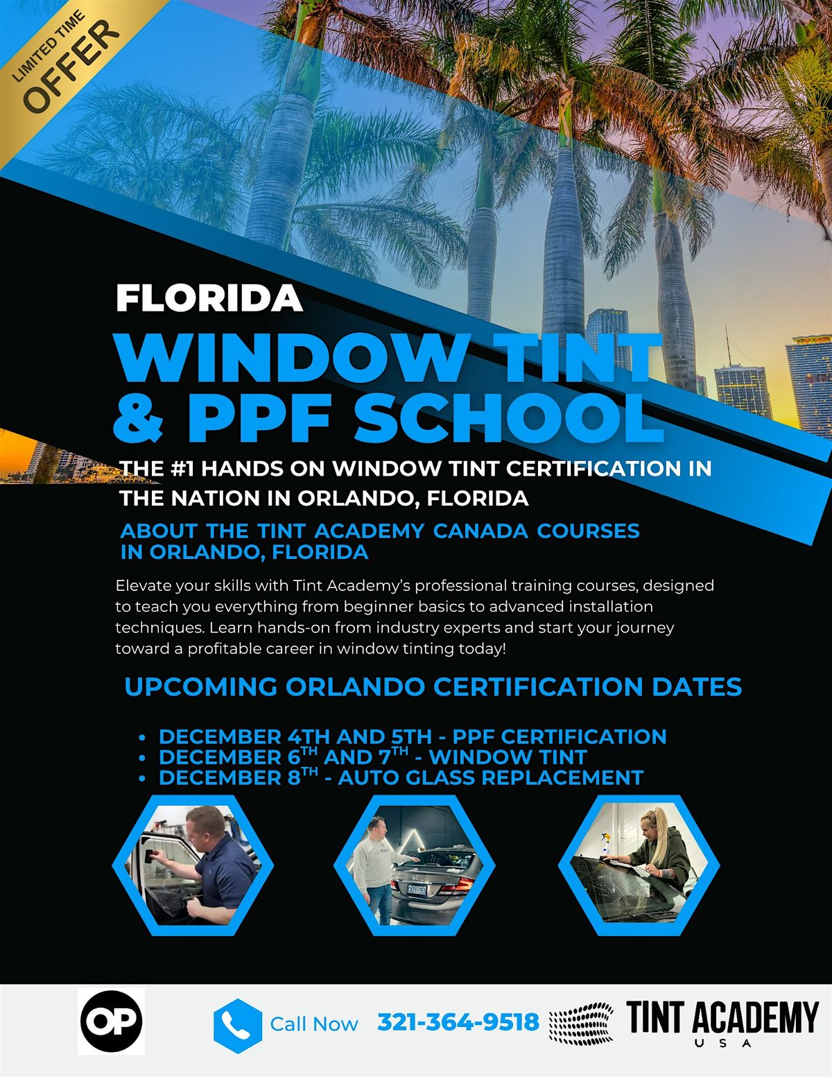Window Tint Certification \u2013 Orlando (2-Day, Hands-On) | The Tint Academy