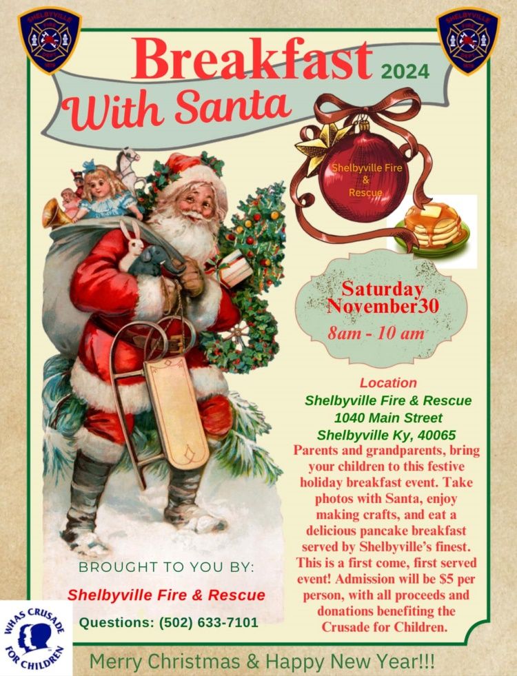 Breakfast With Santa Fundraiser 