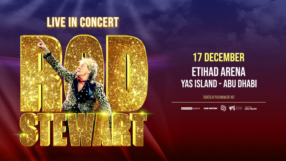 Rod Stewart at Etihad Arena in Abu Dhabi