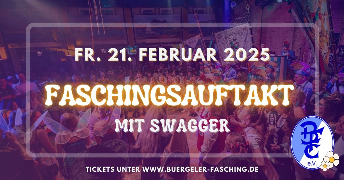 FASCHINGSAUFTAKT mit Swagger