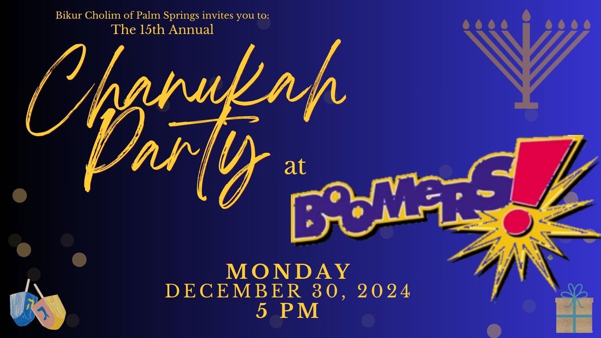 Chanukah Party at Boomers!