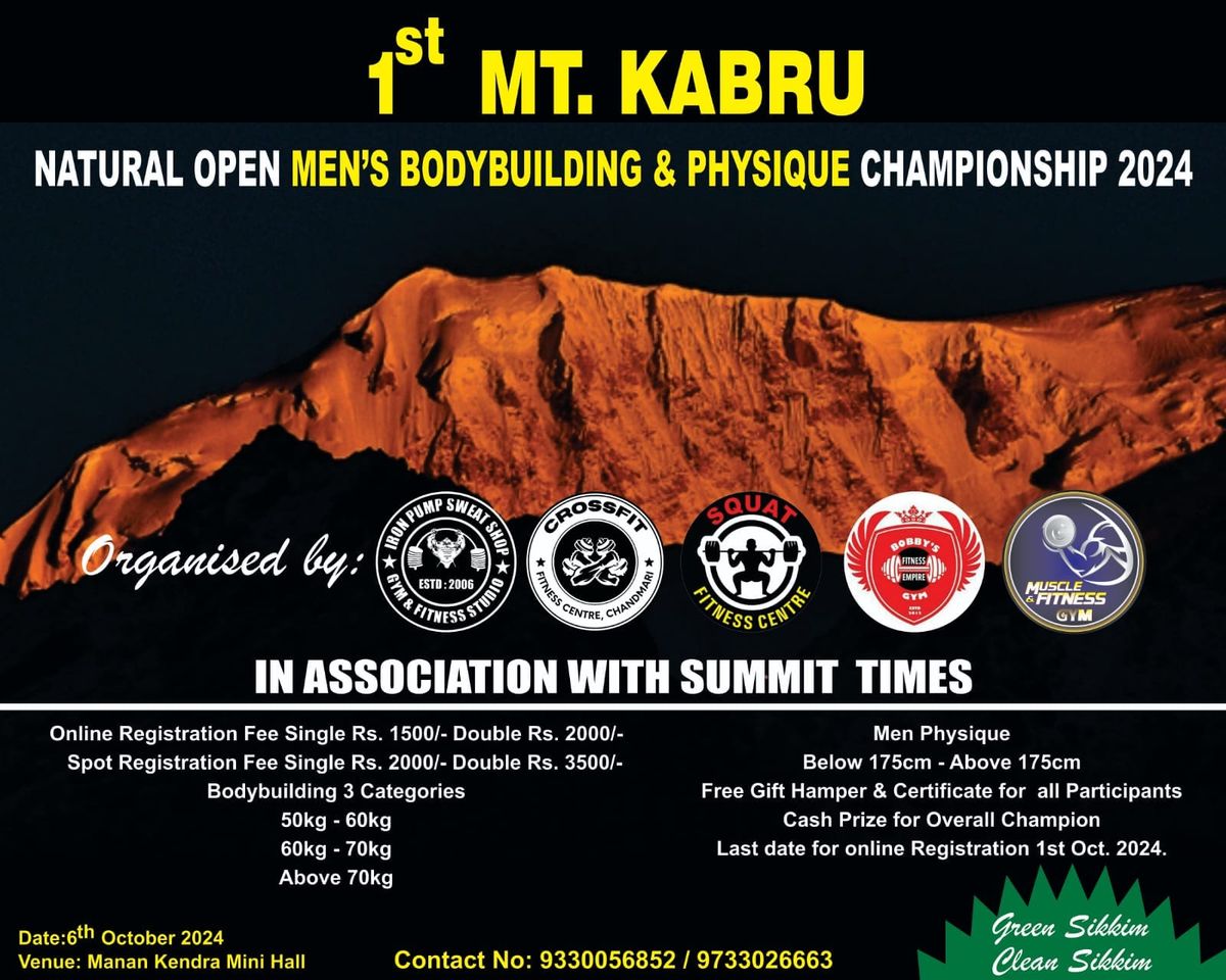 Natural Open body building & physique competition 2024