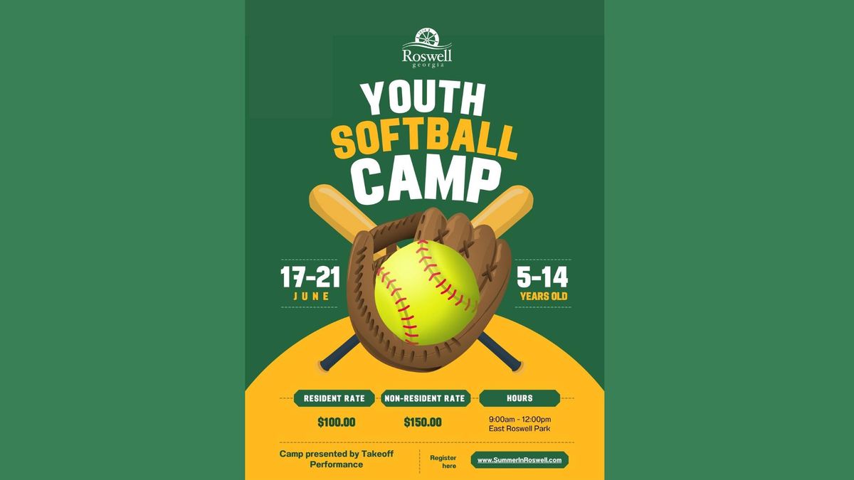 Summer Fast Pitch Softball Camp at East Roswell Park