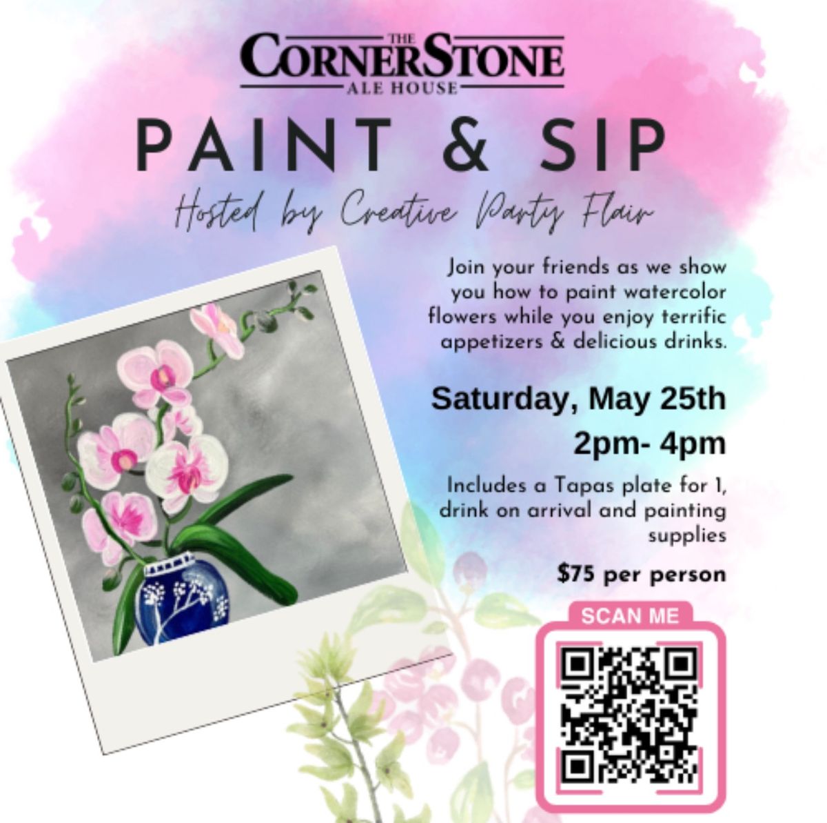 Paint & Sip Orchids @ The Stone