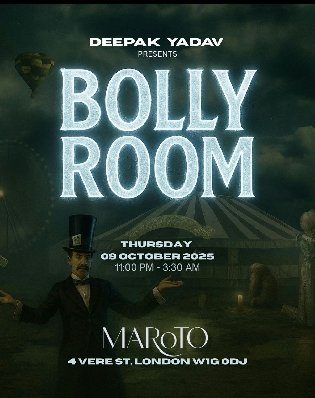 BOLLY ROOM AT MAROTO CLUB LONDON 09\/10\/25