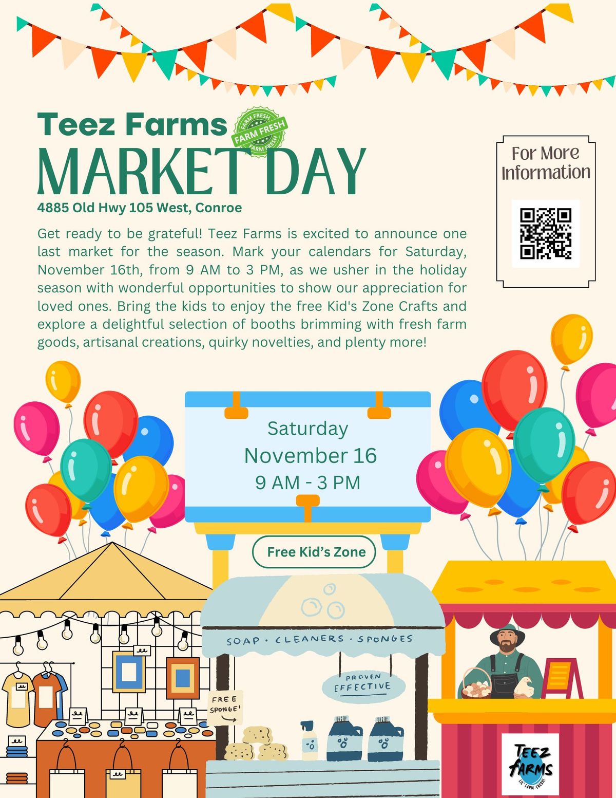 Teez Farms Market Day