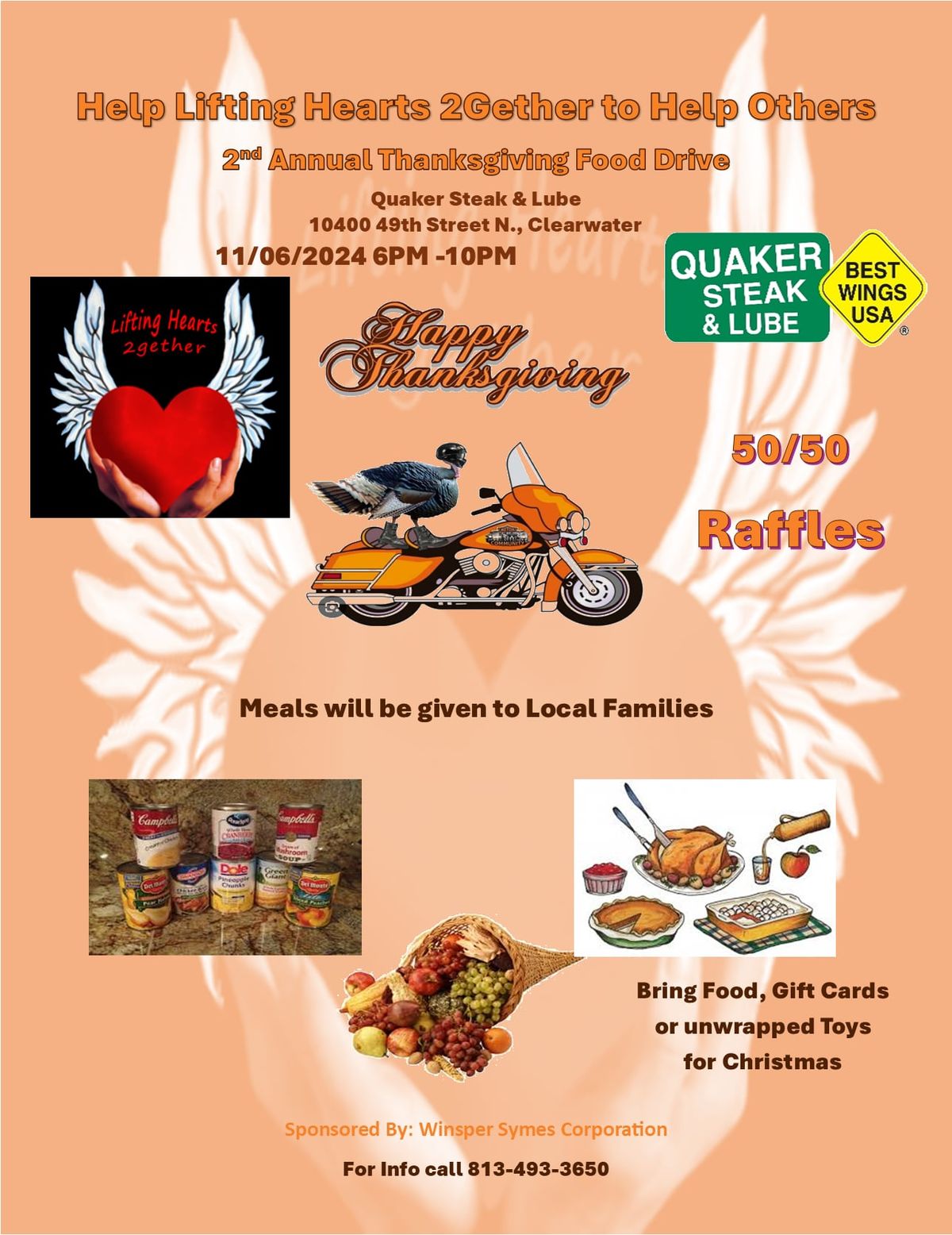 Lifting Hearts 2Gether 2nd Annual Thanksgiving Food Drive 