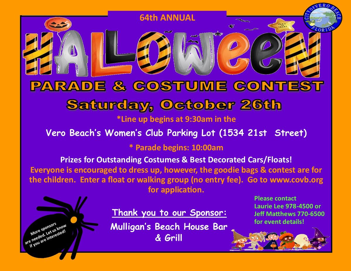 64th Annual Halloween Parade & Costume Contest