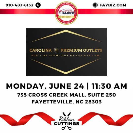 2024 Ribbon Cutting - Carolina Premium Outlets