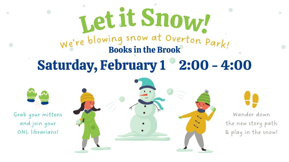 Books in the Brook: Let It Snow!