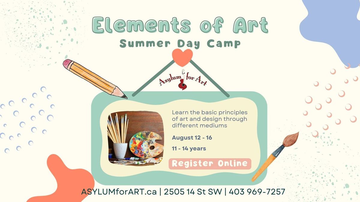 Elements of Art and Principles of Design Camp